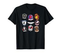 Top Gun: Maverick Centered Grid Patches T-Shirt
