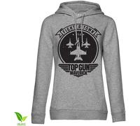 Top Gun Maverick Fighter Town Girls Hoodie Damen Heather-Grey