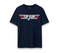 Top Gun: Maverick Men's Maverick Movie Logo Short Sleeved T-Shirt | Blue | Officially Licensed Merch | Size: Medium Top Gun: Maverick Blue M