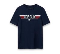 Top Gun: Maverick Men's Maverick Movie Logo Short Sleeved T-Shirt | Blue | Officially Licensed Merch | Size: Medium Top Gun: Maverick Blue M