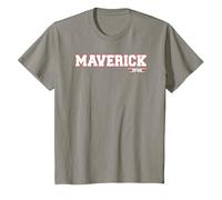 Top Gun Maverick Name with Logo Retro 80's Action Movie T-Shirt, Youth, Slate Grey, 4T