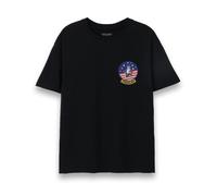 TOP GUN Men's Adult Short Sleeved T-Shirt (Black) in Black | Size: Medium Top Gun Black M