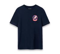 Top Gun Blue Movie Logo Short Sleeved T-Shirt Mens