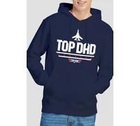 TOP GUN Men's Dad Father'S Day Hoodie, Navy | Size: Medium Top Gun Navy M