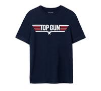 Top Gun Mens Maverick Logo Back Print T-Shirt NS7645