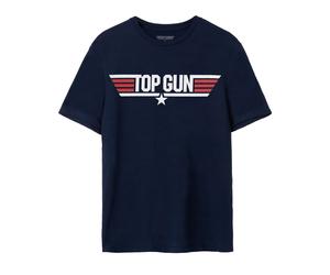 Top Gun Mens Maverick Logo Back Print T-Shirt NS7645