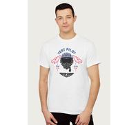 TOP GUN Men's Pete Mitchell Pilot Flight Helmet Maverick T-Shirt in White | Size: Medium Top Gun White M