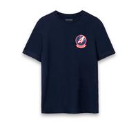 TOP GUN Men's Short Sleeved T-Shirt | Navy | Official Merch in Blue | Size: Small Top Gun Blue S