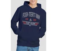 TOP GUN Men's The Fightertown Hoodie, Navy | Size: XL Top Gun Navy XL