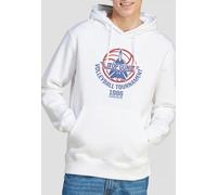 TOP GUN Men's Volleyball Tournament Hoodie, White | Size: Medium Top Gun White M