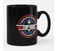 Top Gun Officially Licensed Fighter Weapons School Mug Coffee Mug (Black)