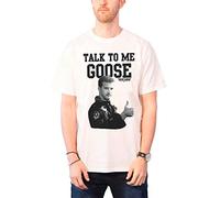 Officially Licensed Merchandise Top Gun - Talk To Me Goose T-Shirt (White), Medium