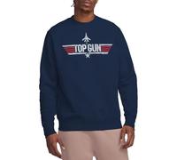Top Gun Paramount, Logo Navy, Crew Sweatshirt, Navy, Large