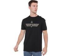 Top Gun Paramount Monotoned Logo Unisex T Shirt, Black, 3XL
