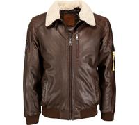 Top Gun Rafel, leather jacket 54 Brown