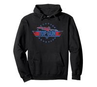 Top Gun Red and Blue Logo Action Movie Pullover Hoodie