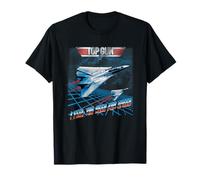 Top Gun Retro Chrome The Need for Speed Action Movie T-Shirt