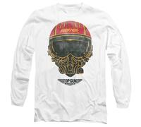 Top Gun Rooster Helmet Unisex Long Sleeve T Shirt, White, XXL