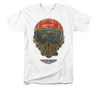 Top Gun Rooster Helmet Unisex T Shirt, White, XXL