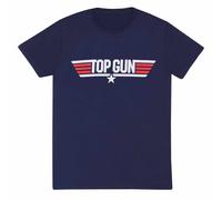 Top Gun T-Shirt Logo Navy Movie Official New