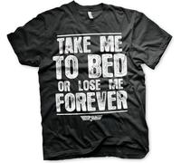 Top Gun Take Me To Bed Or Lose Me Forever T-Shirt Black