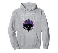 Top Gun Talk To Me Goose Maverick Helmet Pullover Hoodie, Adult Unisex, Heather Grey, Medium