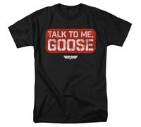 Top Gun Talk to Me Goose Stamp Unisex T Shirt, Black, XX-Large