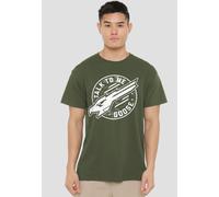TOP GUN Talk To Me Goose Unisex Adult T-Shirt, Military Green | Size: Medium Top Gun Green M