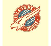 Top Gun Talk To Me Goose Unisex T-Shirt - White Vintage Wash - L