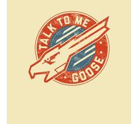 Top Gun Talk To Me Goose Unisex T-Shirt - White Vintage Wash - M