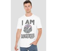 TOP GUN The I Am Dangerous Unisex Adult T-Shirt, White | Size: 5XL Top Gun White 5XL