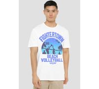 TOP GUN The Volleyball In Jeans T-Shirt, White | Size: Medium Top Gun White M