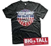 Top Gun Tomcat Big & Tall T-Shirt Black