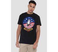 TOP GUN Tomcat Sigil T-Shirt, Black | Size: Small Top Gun Black S