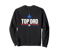 Top Gun Top Dad Father's Day Action Movie Logo Sweatshirt