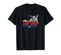 Top Gun Top Dad Father's Day Fighter Jet Action Movie T-Shirt