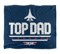 Top Gun Top Dad Silky Supersoft Blanket Multicoloured (152Cm X 127Cm)
