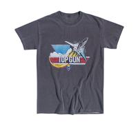 Top Gun Unisex Adult Retro Vintage Wash T-Shirt / N/A N/A TT136