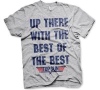 Top Gun Up There With The Best Of The Best T-Shirt Heather-Grey