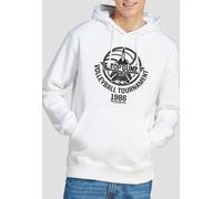 TOP GUN Volleyball Unisex Hoodie, White | Size: Medium Top Gun White M