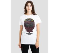 TOP GUN Women's Hangman Helmet T-Shirt, White | Size: Large Top Gun White L