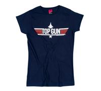 Top Gun Womens/Ladies Iceman Back Print Fitted T-Shirt TT174
