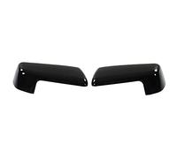 Top Half Mirror Cover Replacement for Chevy 1500 2019-2022, Outer Rearview Wing Mirror Cap, Durable ABS Plastic Side View Mirror Cover Trim with Easy Installation for S (Glossy Black)