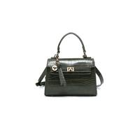 Top Handle Flap Twist Lock Tassel Charm Grab Bag JFY Green One Size