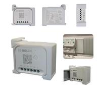 Top-Hat Rail Holder White Suitable for Bosch Light/Shutter Control II Light/Shutter Control Unit II