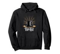 Top Hat Retro Musical Theater Broadway Theatre Pullover Hoodie