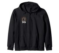 Top Hat Retro Musical Theater Broadway Theatre Zip Hoodie