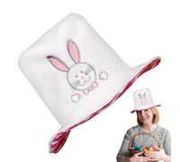 Top Hat with Rabbit, Soft and Fun Festive Rabbit Theme Hat | Körper Duschöl Für Die Hautreinigung | Für Erwachsene Ältere Frauen Männer Senioren Zuhause Reisen Wohnheim Ca