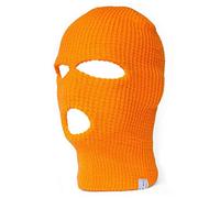 TOP HEADWEAR TopHeadwear 3 Hole Ski Mask Balaclava, Neon Orange
