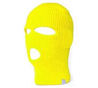 TOP HEADWEAR TopHeadwear 3 Hole Ski Mask Balaclava, Neon Yellow